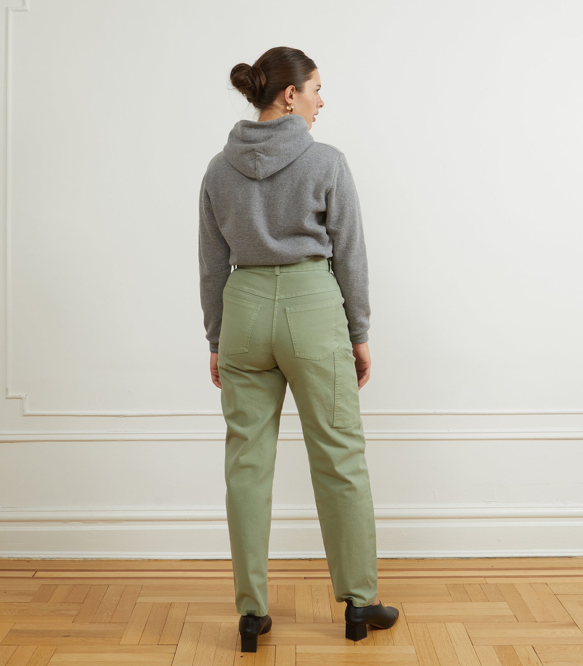 Loup - Agnes High Rise Painter Pants - Cardamom -