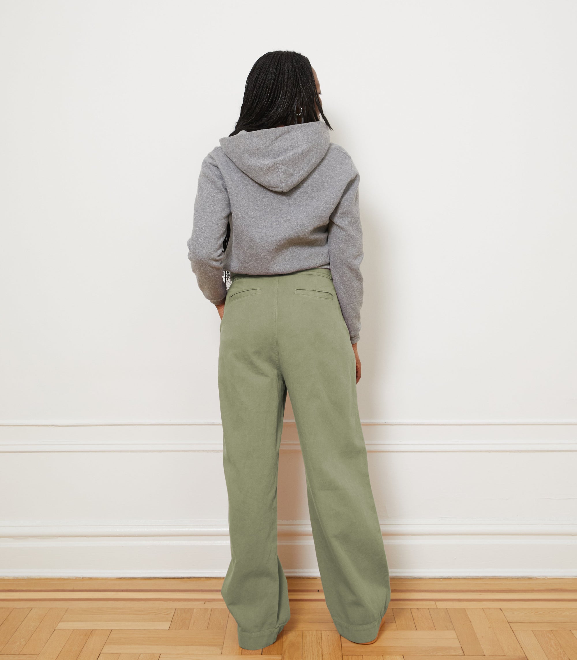 Loup - Jack Pleated Wide-Leg Trousers - Cardamom -
