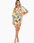 JBQ - Minela Skirt - Abstract Leaf -