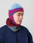 Verloop - Hi-Low Stripe Knit Balaclava -