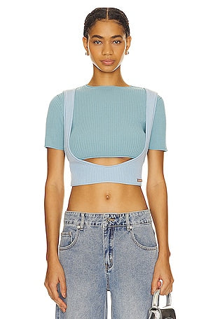 House of Sunny - Olympus Layer Rib - Sky Blue -