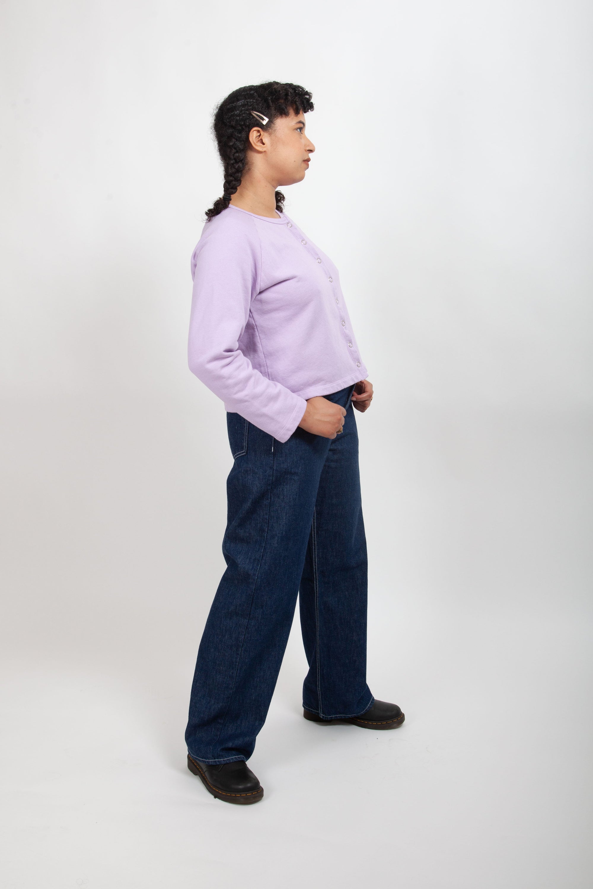 Gravel &amp; Gold - Halls Cardigan - Verbena -