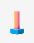 Areaware - Happiness Pillar Candle - Orange/Pink -