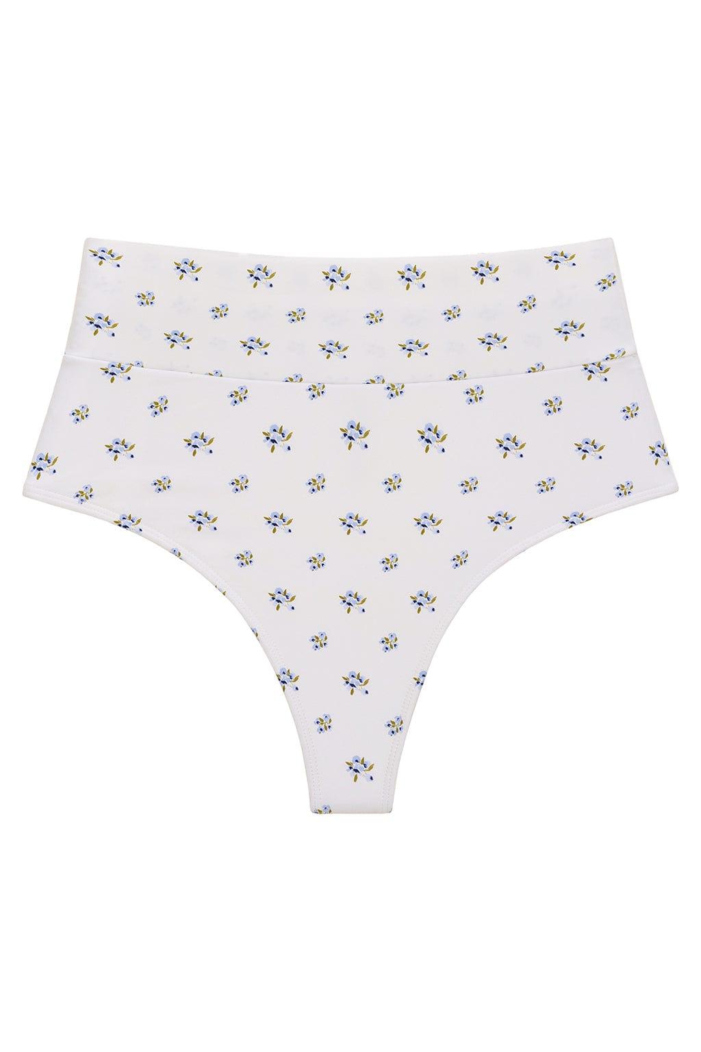 Montce - Heidi Floral Full Coverage High Rise Bikini Bottom -