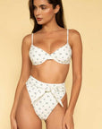 Montce - Heidi Floral Paula Tie-Up Bikini Bottom -