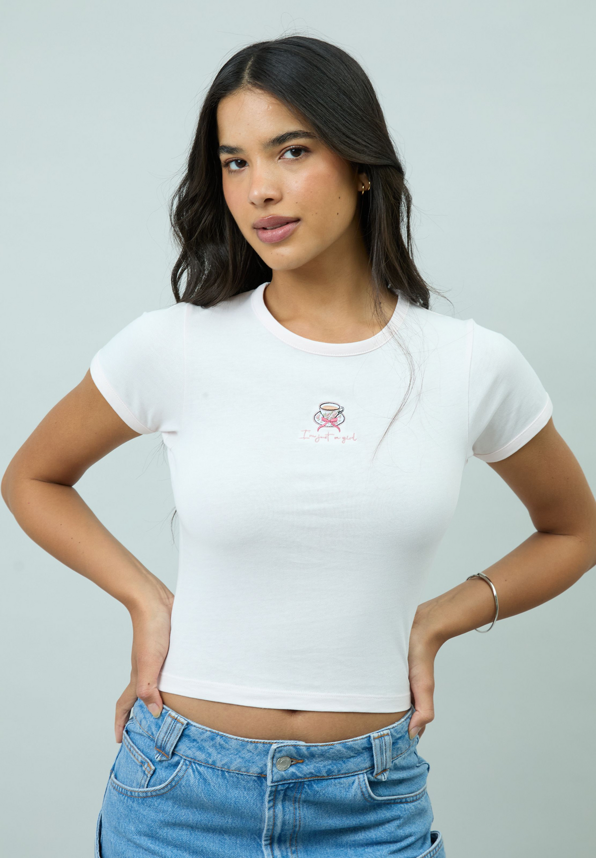 I'm Just A Girl Baby Tee