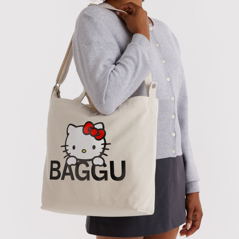 Baggu - Horizontal Zip Duck Bag - Hello Kitty -