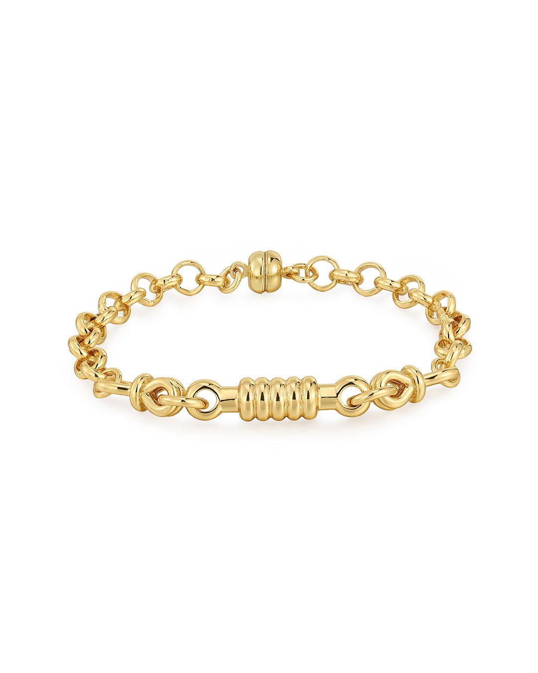 Luv Aj - Horsebit Bracelet - Gold -