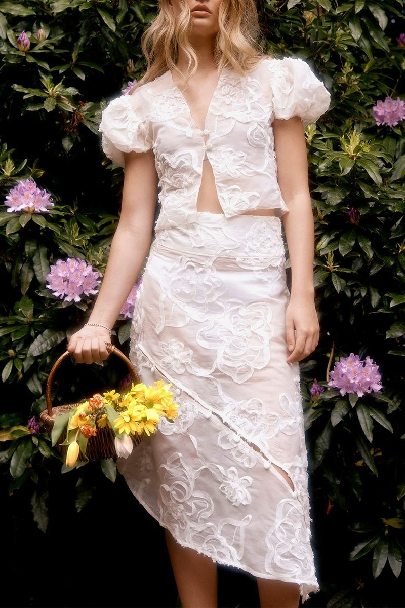 Casa Anglaise Skirt - Oat