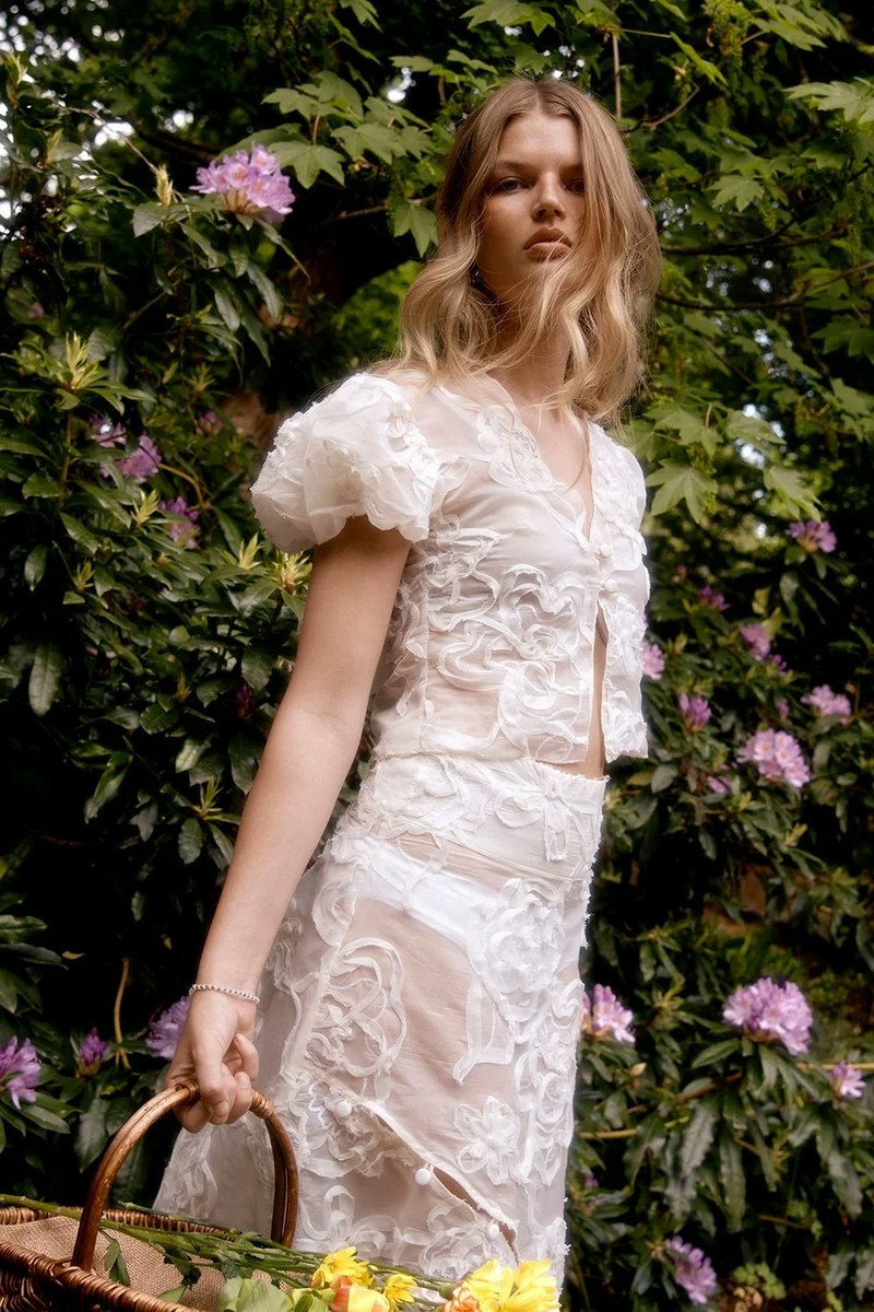Casa Anglaise Skirt - Oat