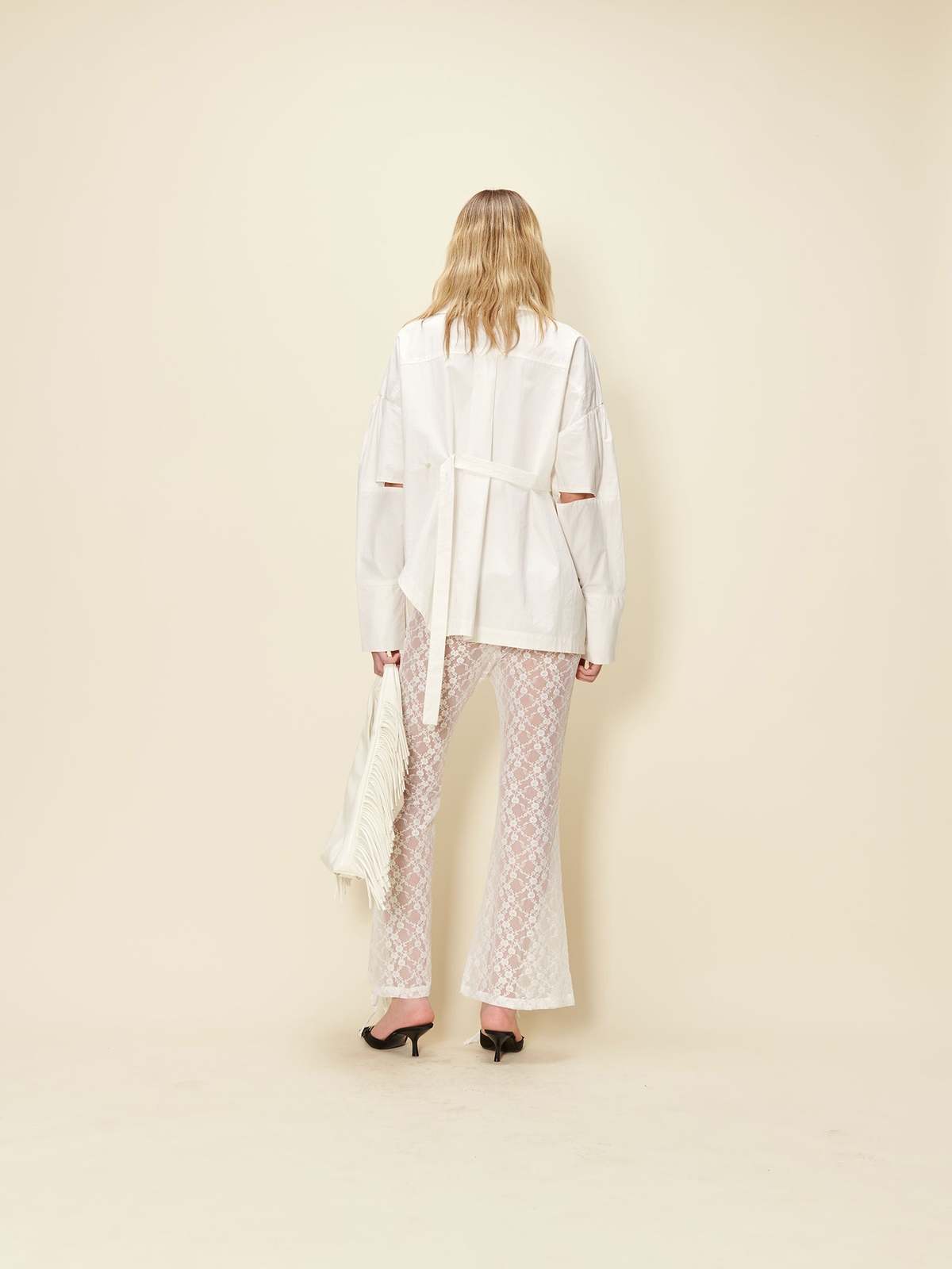 House of Sunny - Lovers Lace Pants - Porcelain -