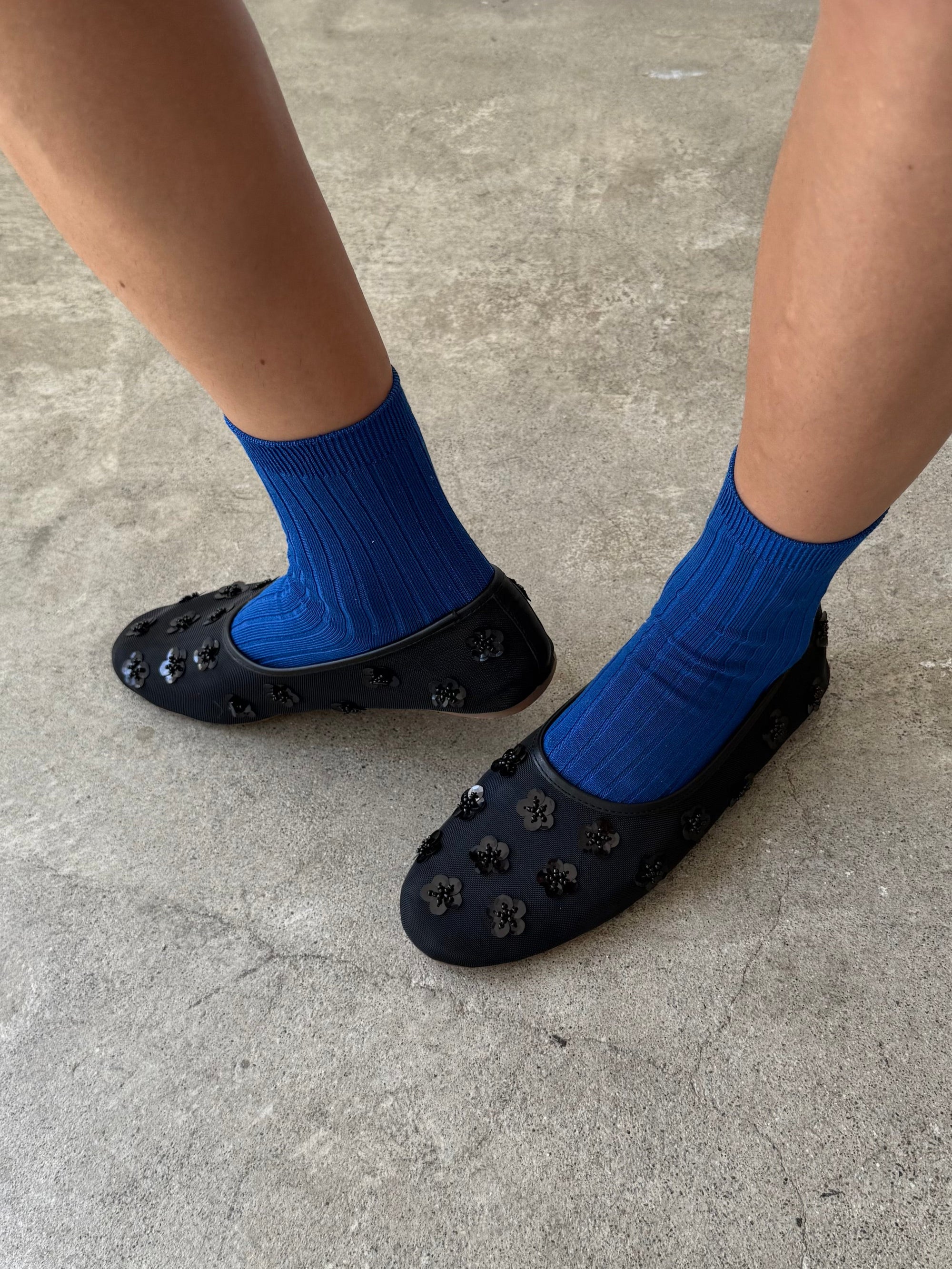 Lisa Says Gah - Eden Mesh Flat - Obsidian Black -