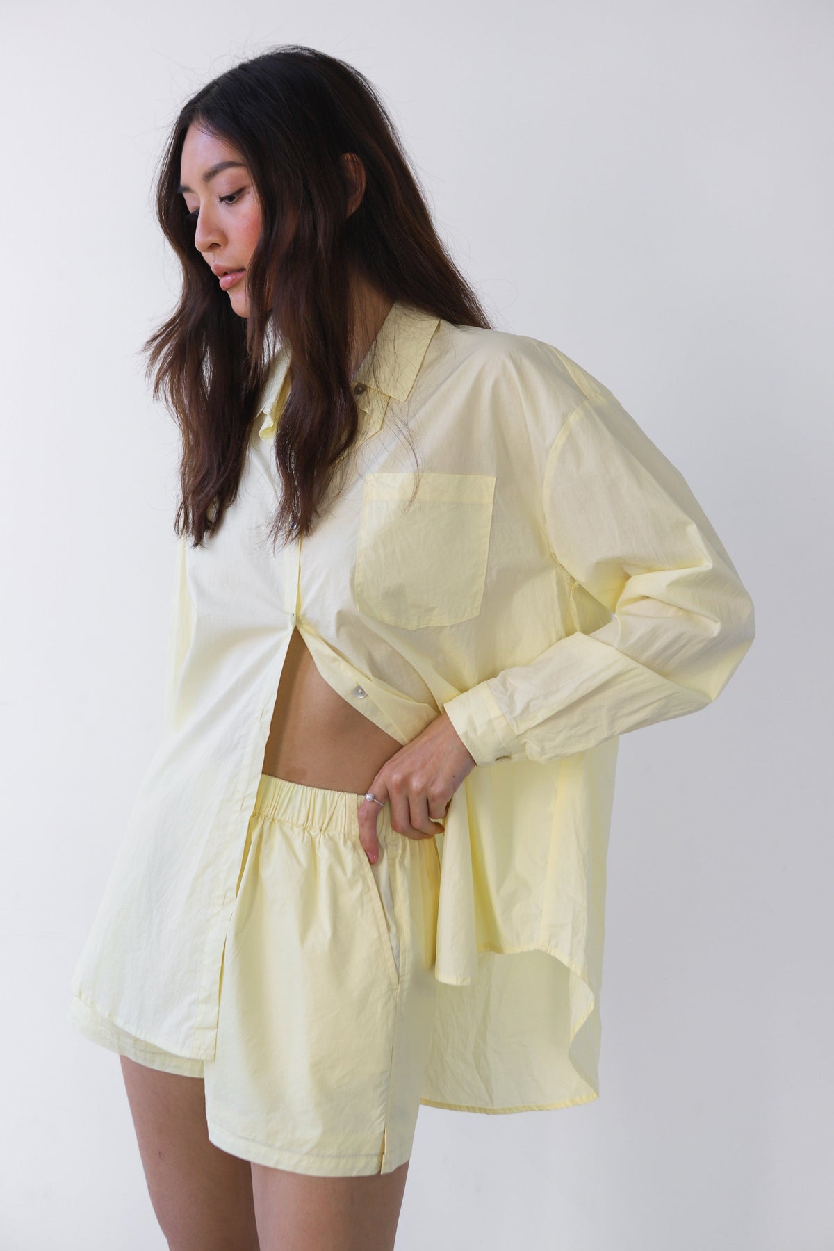 Be Idle - The Poplin Boxer Short - Butter -