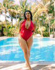 Nomads Swimwear - Isle One Piece - Iguana/Merlot -