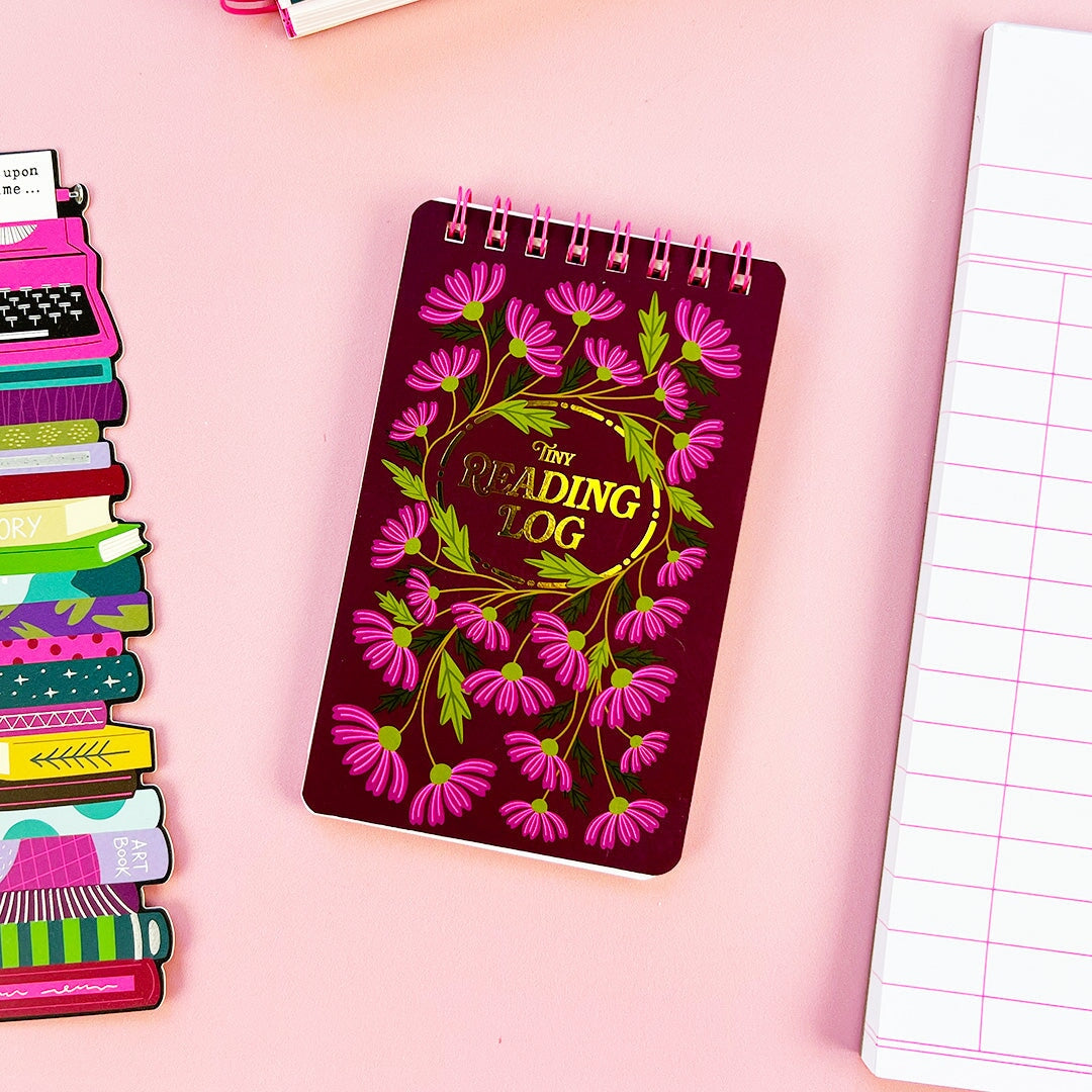 Pipsticks - Tiny Reading Log Mini Notebook -