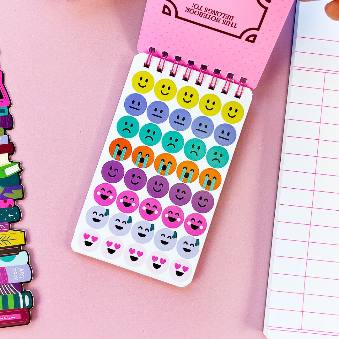 Pipsticks - Tiny Reading Log Mini Notebook -