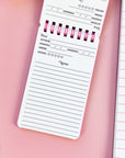 Pipsticks - Tiny Reading Log Mini Notebook -