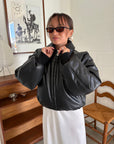 Lisa Says Gah - Raven Bomber Jacket - Black -