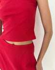 Lisa Says Gah - Harley Tank - Red -