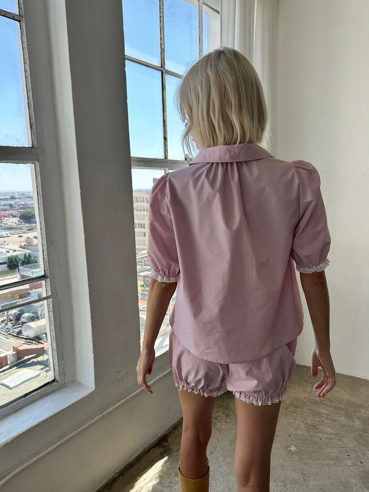 Lisa Says Gah - Sam Top - Petal Stripe -