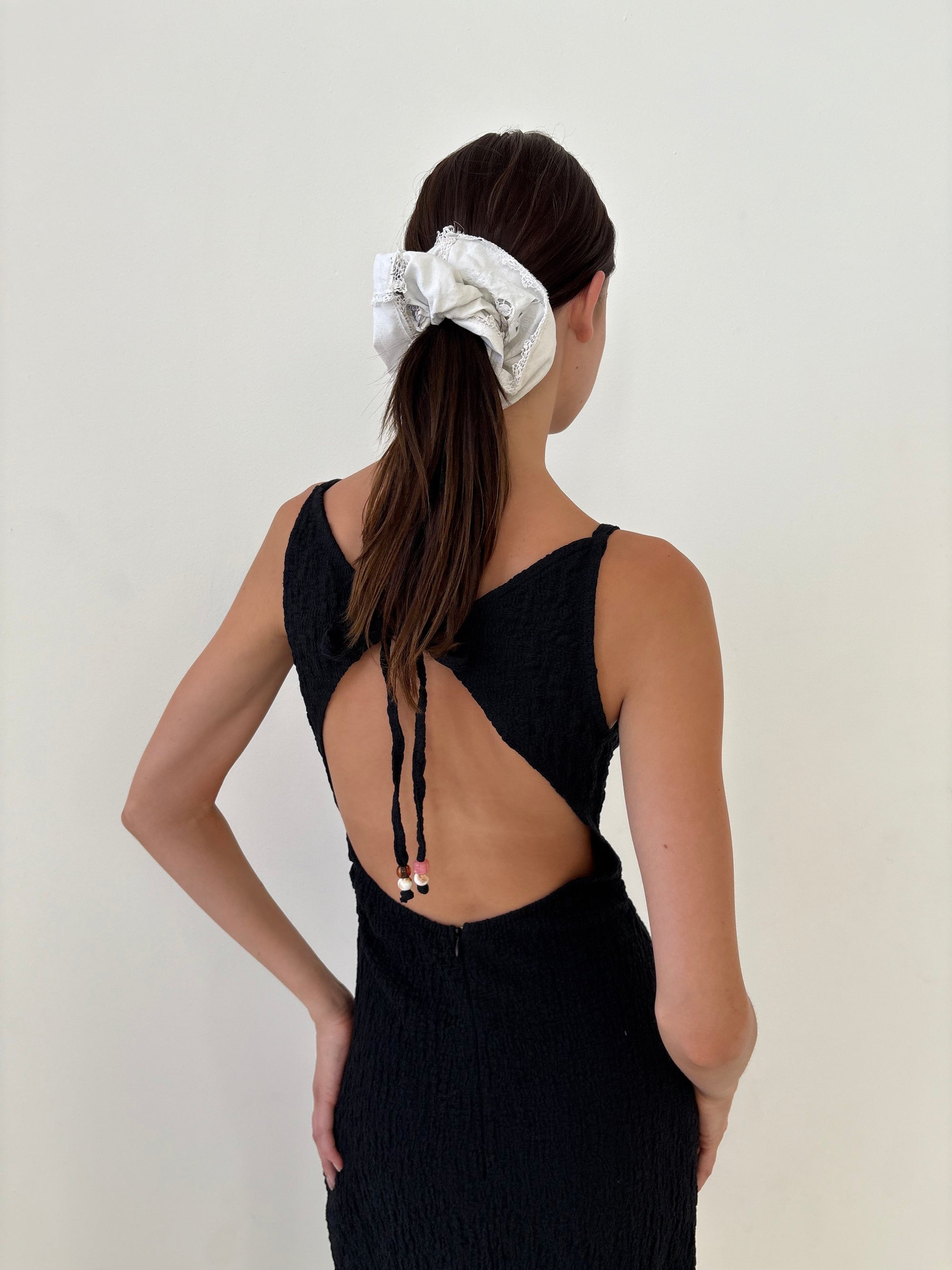 Lisa Says Gah - Maya Dress - Black Crinkle -