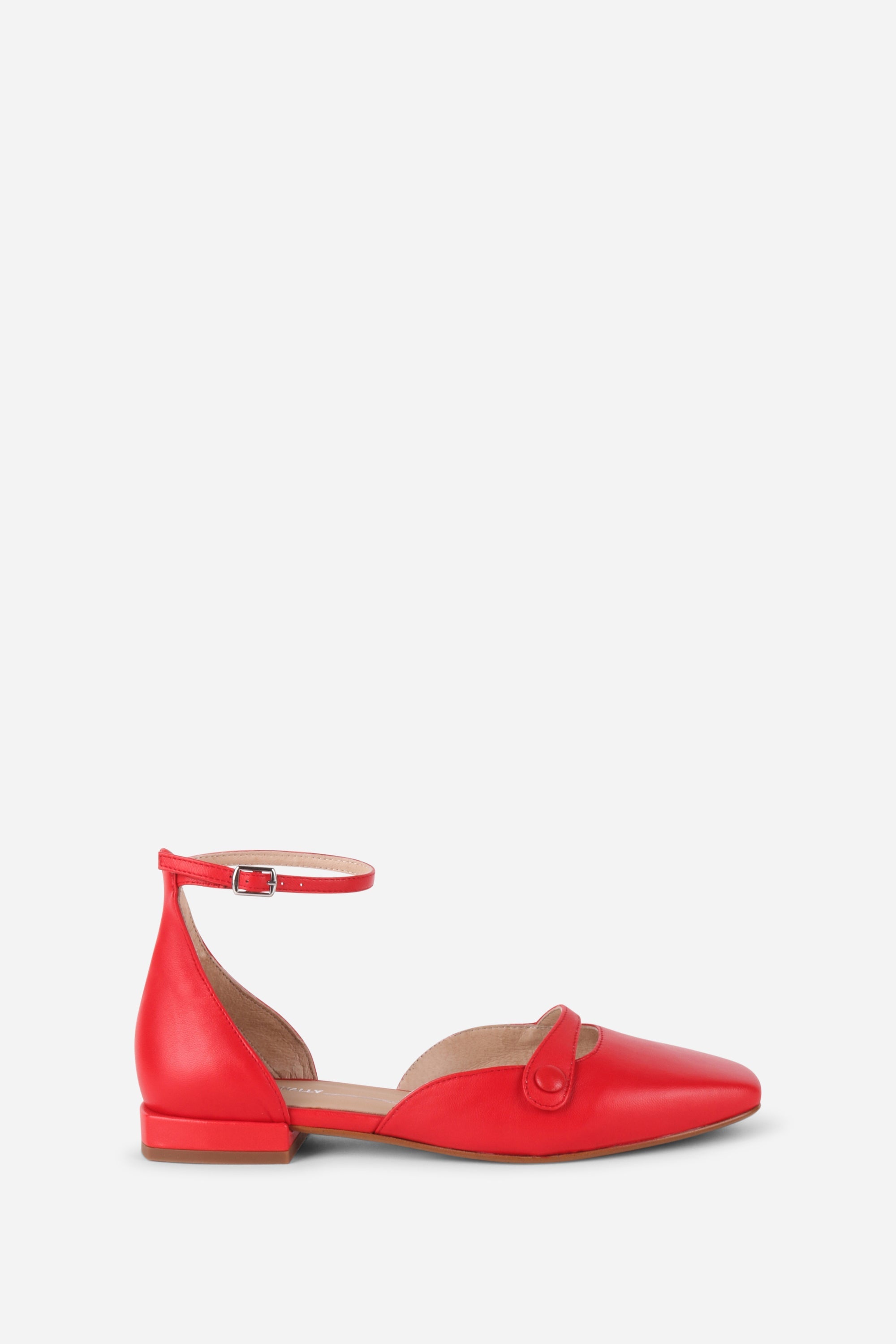 Iris Leather Mary Jane Flat