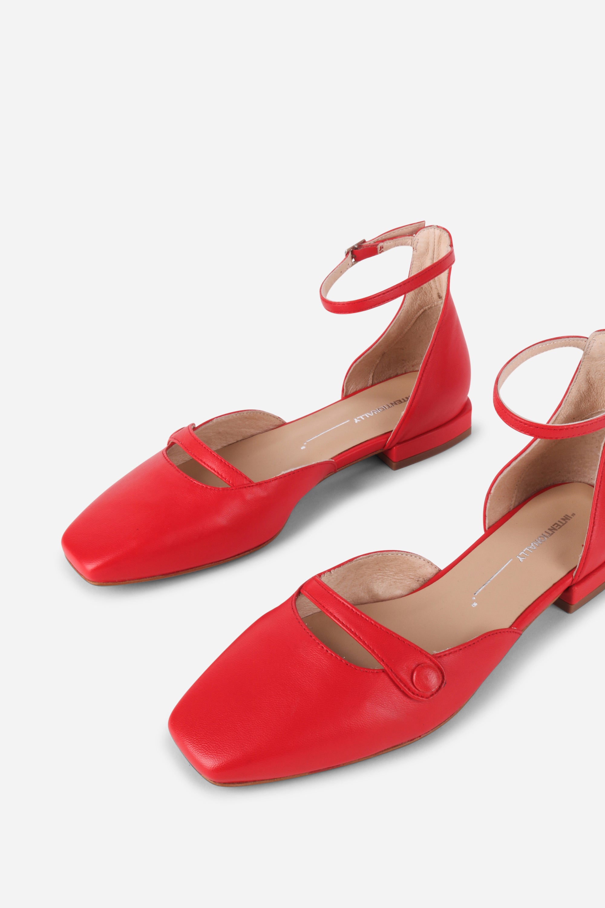 Iris Leather Mary Jane Flat