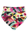 Montce - Isla Floral Full Coverage High Rise Bikini Bottom -