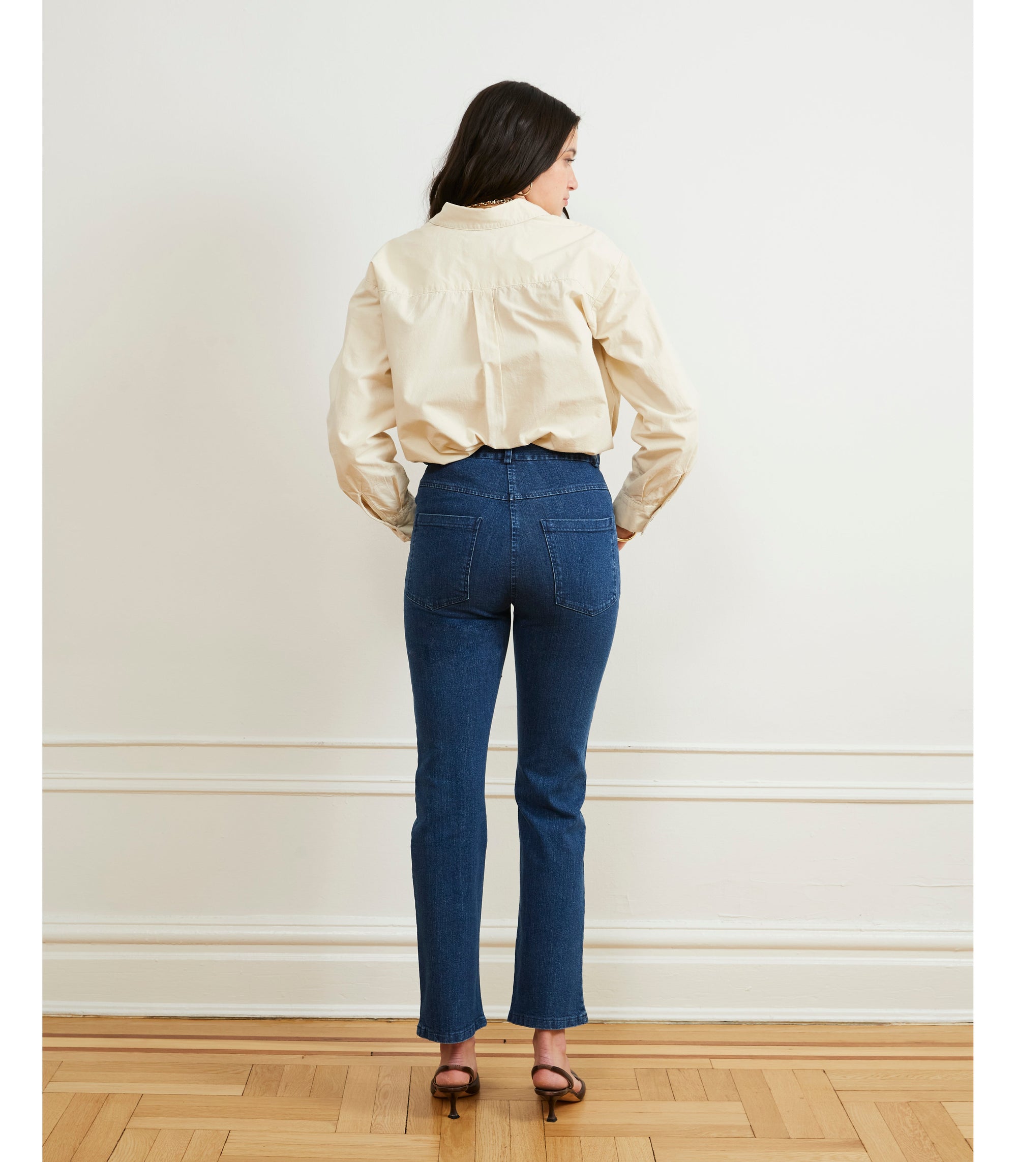 Cleo Jeans in Dark Indigo Denim | Loup