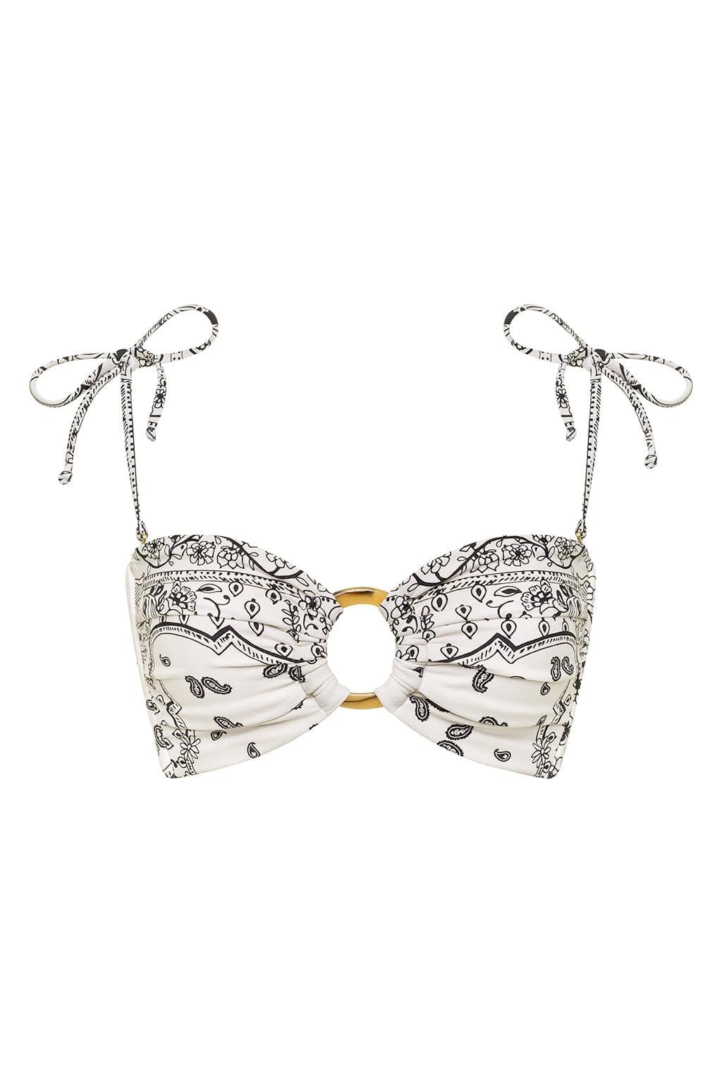Montce - Ivy Bandana Tori Ties Bandeau Bikini Top -