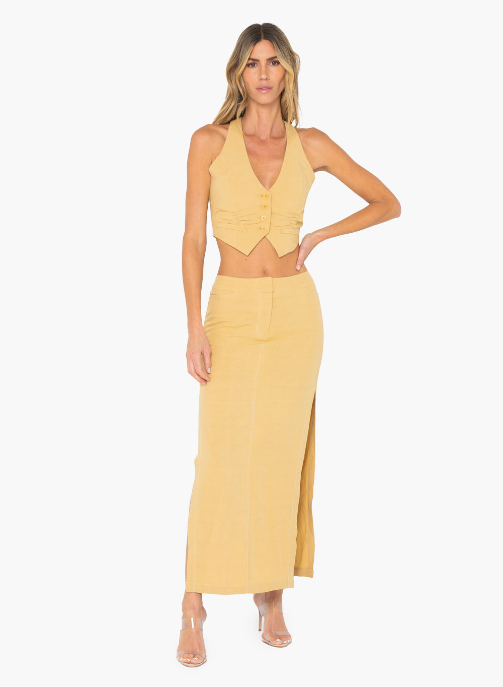 JBQ - Camp Vest - Camel -