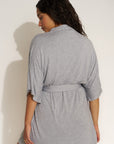 Be Idle - The Jersey Short Robe - Heather Grey -