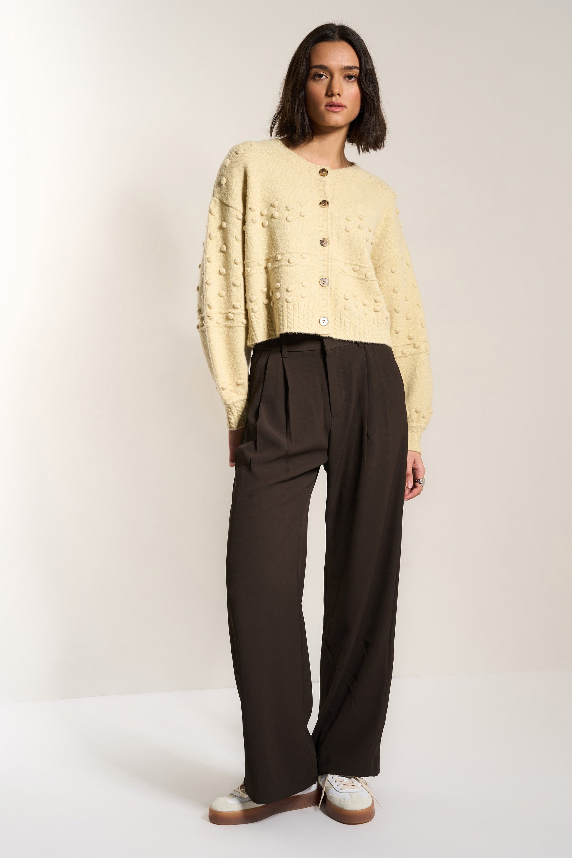 Callahan Knitwear - Jolie Cardigan - Swan -