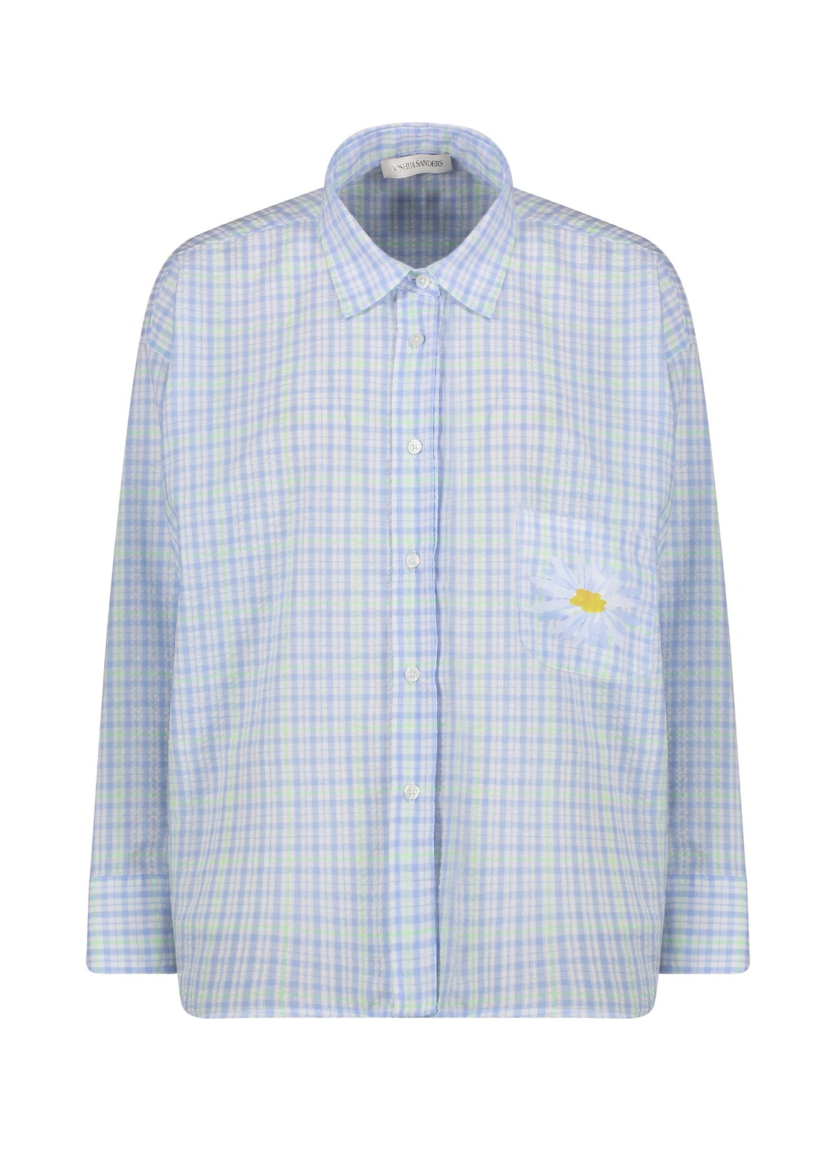 Joshua Sanders - Daisy Plaid Shirt - Blue -