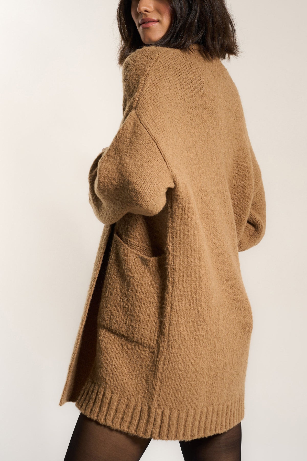 Callahan Knitwear - Juliet Cardigan - Raw Umber -