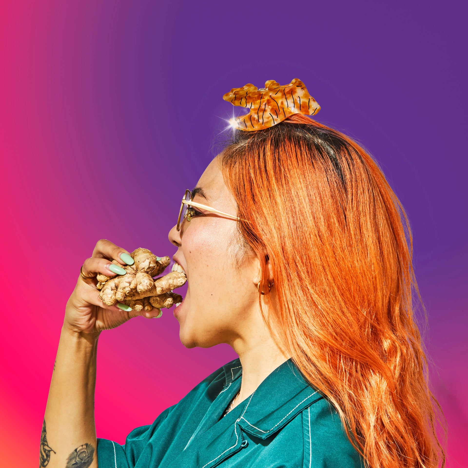 Jenny Lemons - Large Ginger Hair Claw Clip -