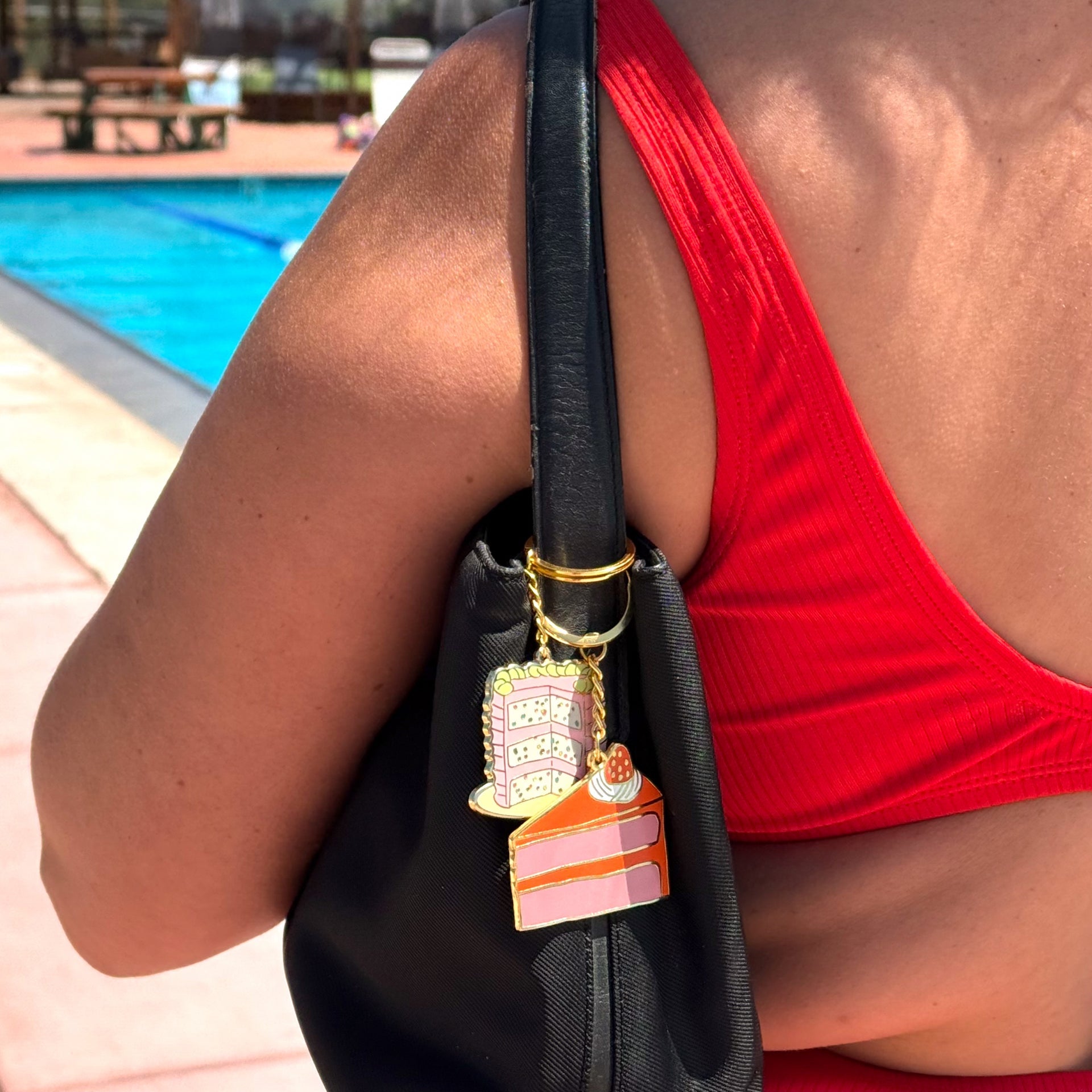 Jenny Lemons - Cake Slice Key Chain -