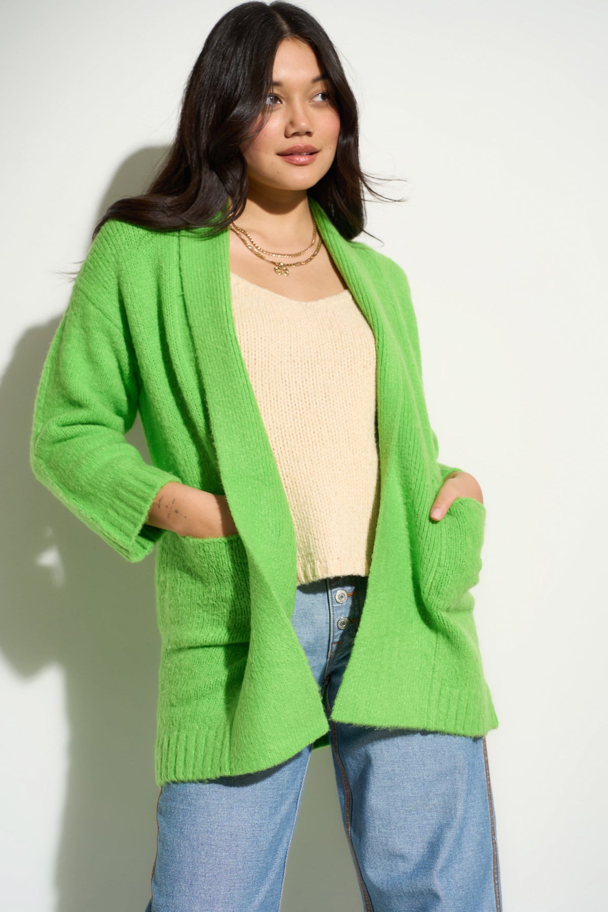 Callahan Knitwear - Juliet Cardigan - Green -