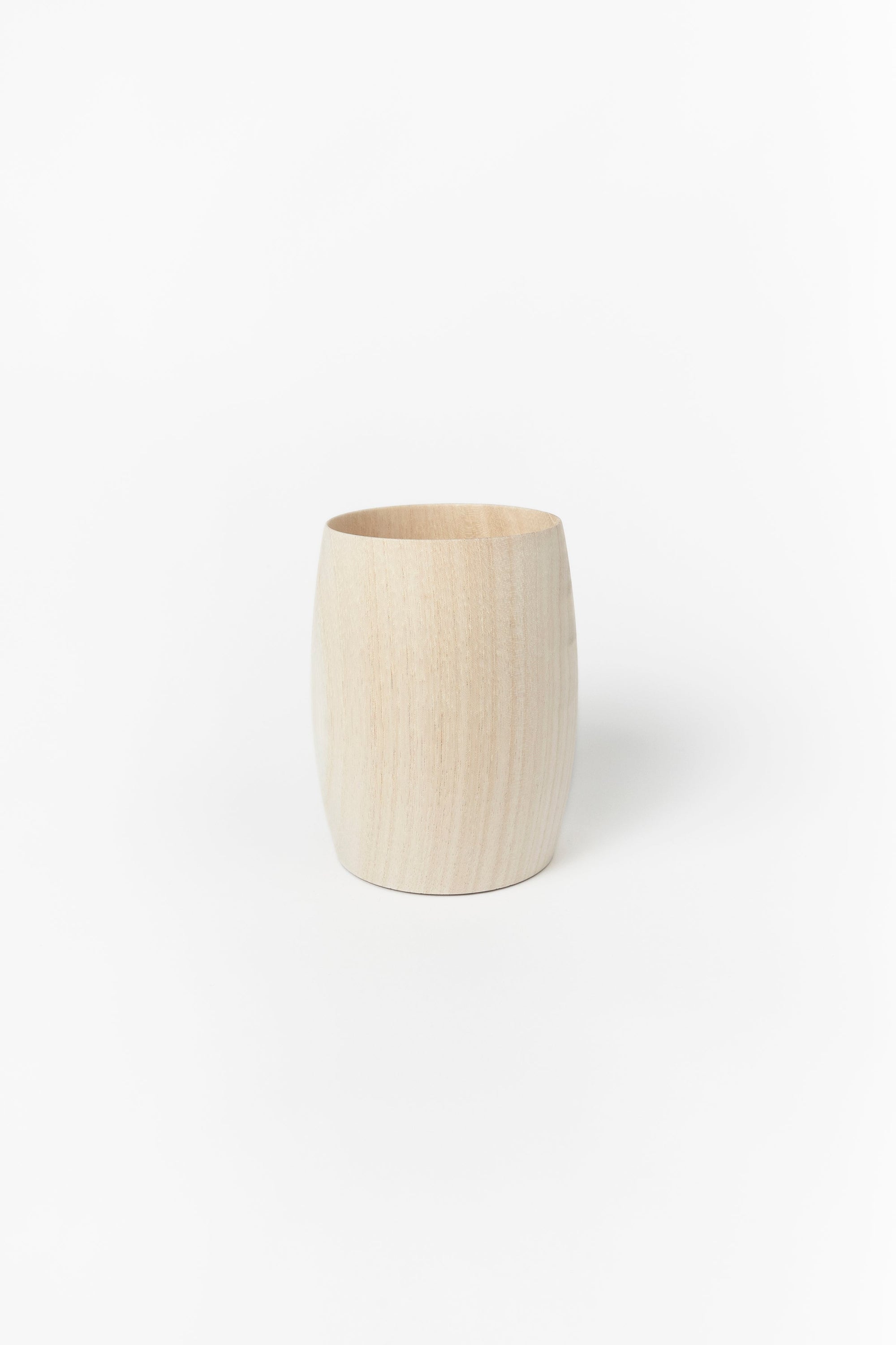 Kayu - Mini Ansel Handcrafted Wood Vase - Bleached Cedar