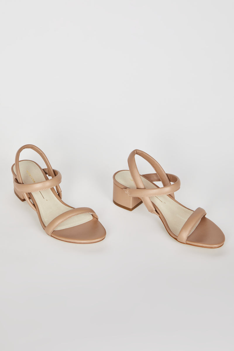 Intentionally Blank - Kimi Leather Heel - CLAY LEATHER