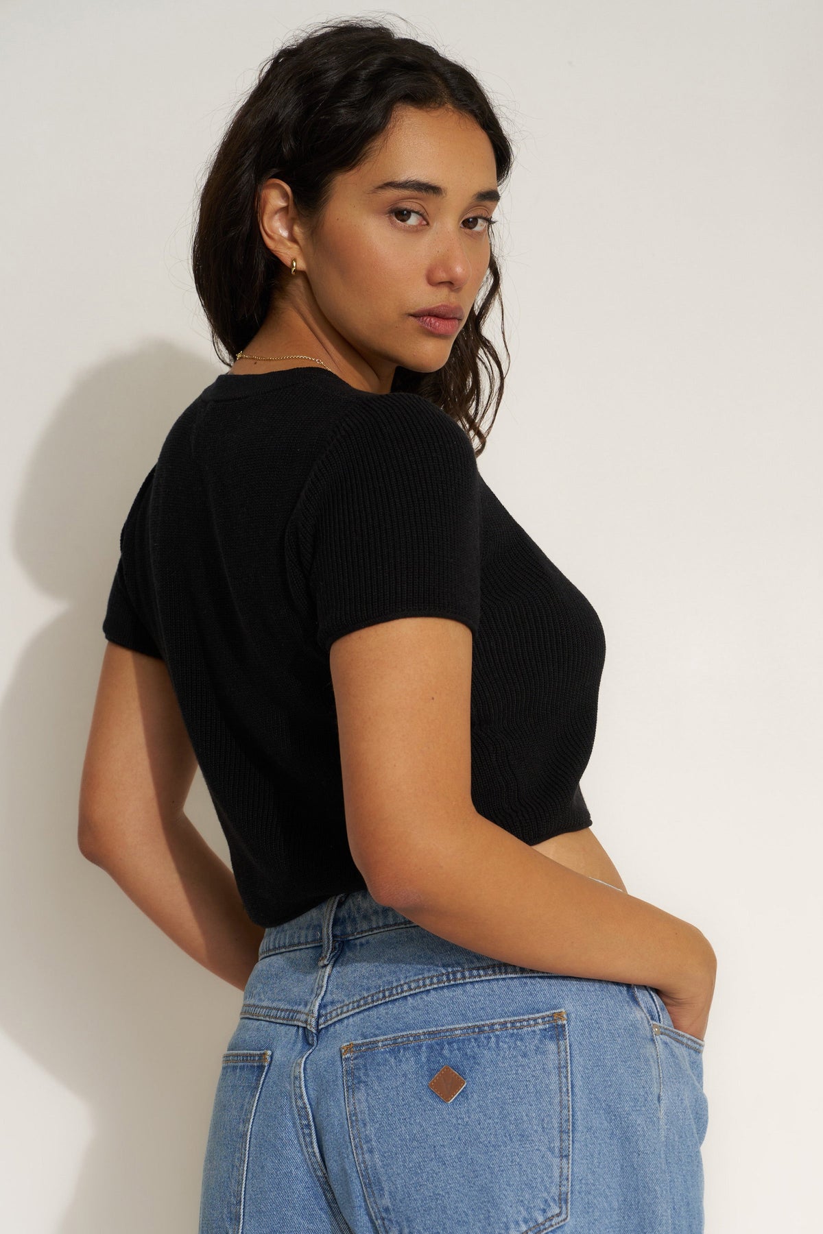 Callahan Knitwear - The Knit Tee - Black -