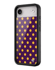 Wildflower iPhone case 17 Air Polka Dot | Purple and Yellow Cute
