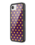Wildflower iPhone case 17e Polka Dot | Purple and Yellow Cute