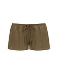 Montce - Khaki Low-Rise Drawstring Short -