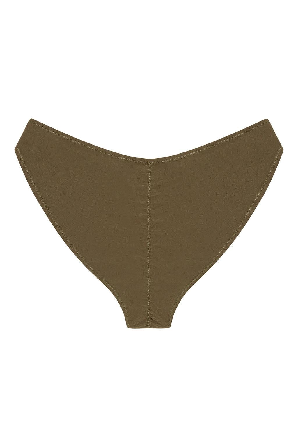Montce - Khaki Added Coverage Lulu Bikini Bottom -