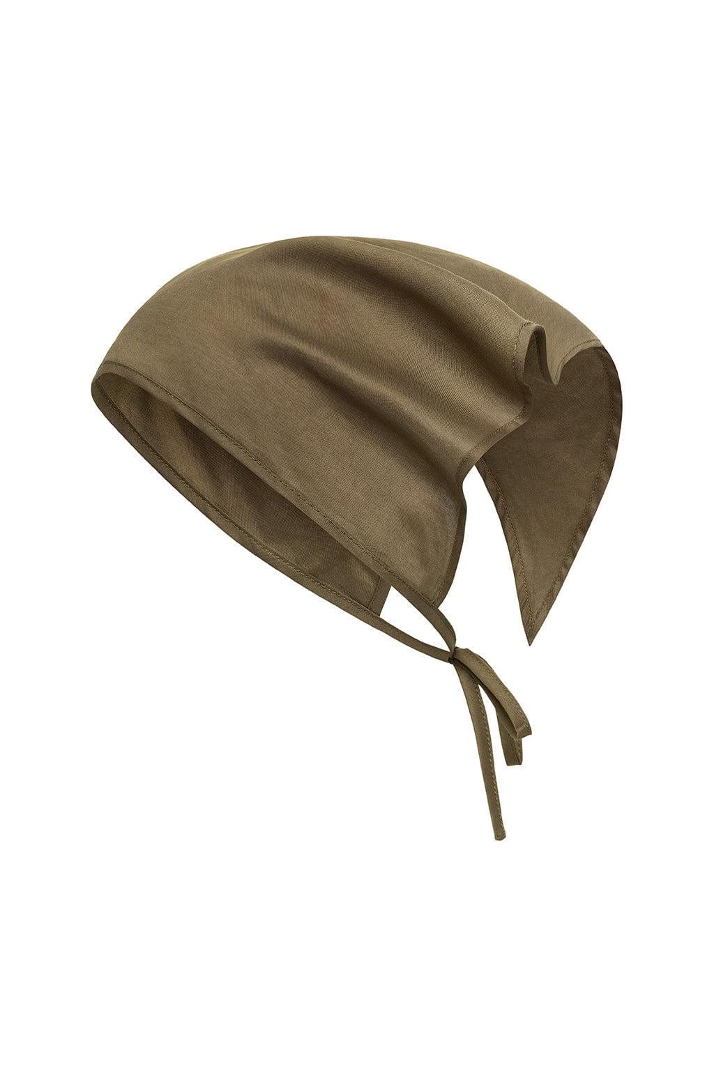 Montce - Khaki Tie-Up Scarf -