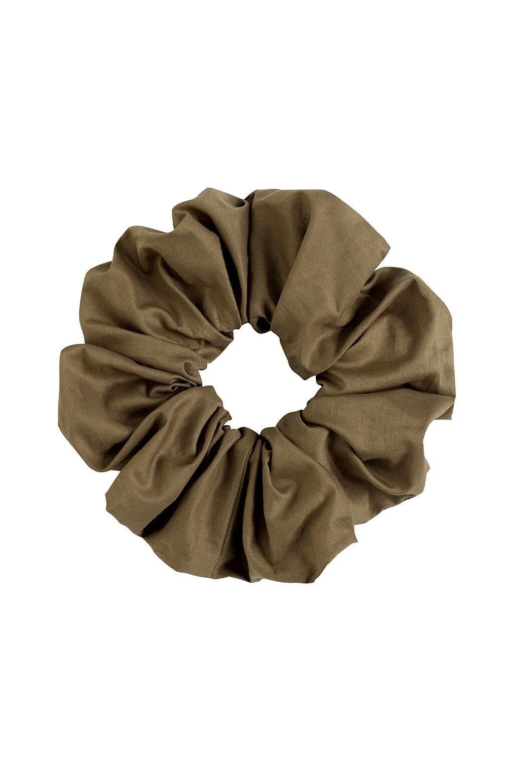Montce - Khaki Chunky Scrunchie -