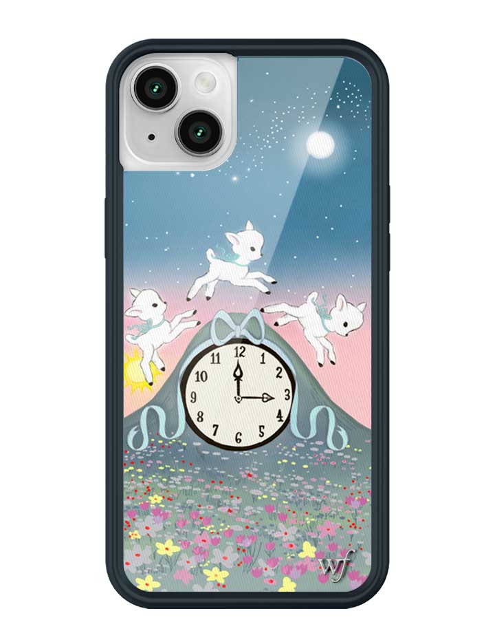 Wildflower iPhone case 14 Laufey Collab Clock Cute