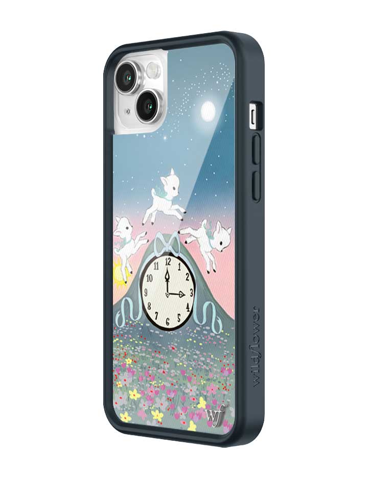 Wildflower iPhone case 14 Laufey Collab Clock Cute