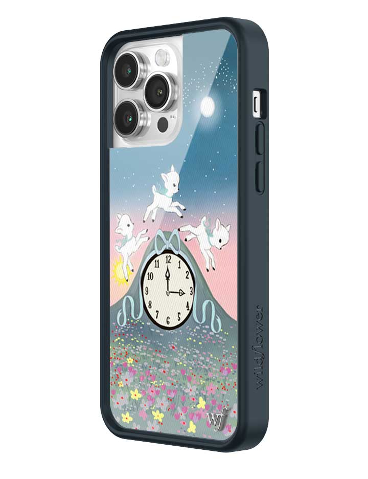 Wildflower iPhone case 14 Pro Max Laufey Collab Clock Cute